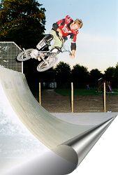 De bestaande halfpipe te 's-Gravenpolder